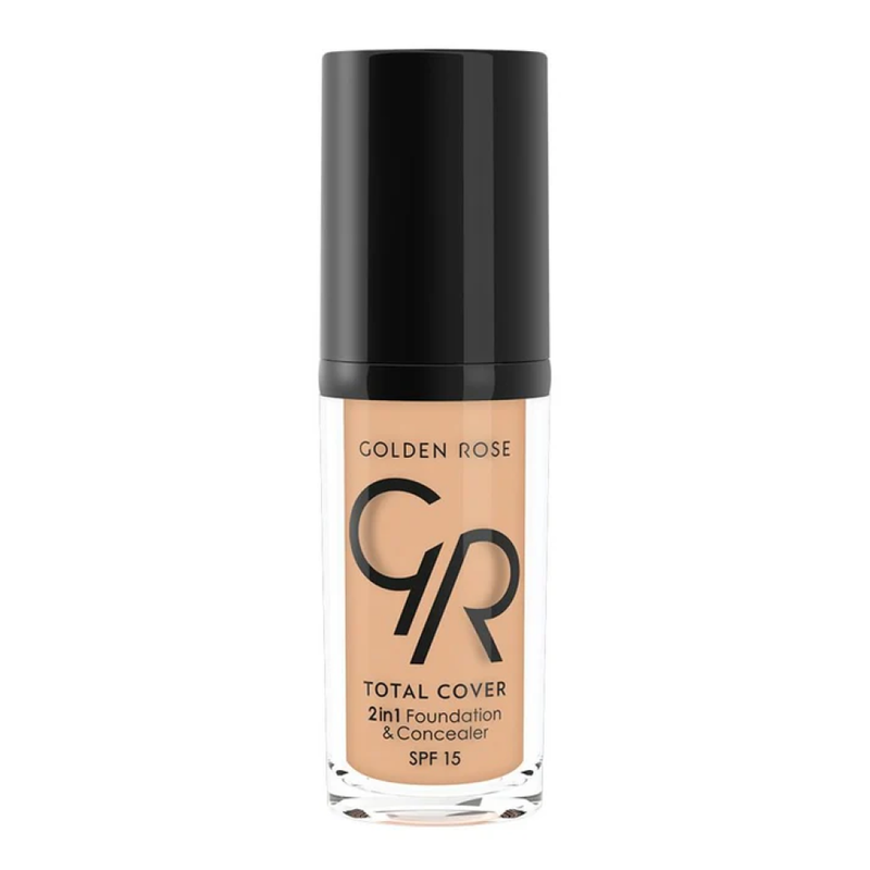 Foundation and Concealer 2in1 Light Beige 12 Golden Rose 30ml