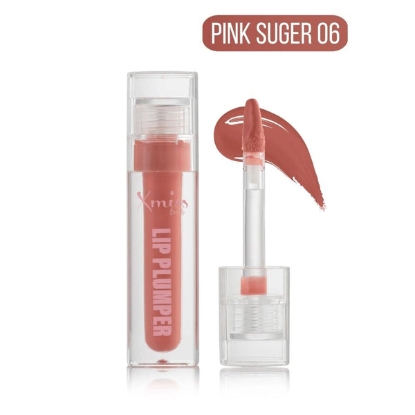 Xmiss Beauty Lip Plumper Gloss 06 Pink Sugar, Moisturizing High Shine
