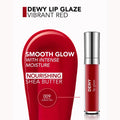 Flormar Dewy Glossy Lip Gloss, 009 Vibrant Red, Shea Butter, Moisturizing