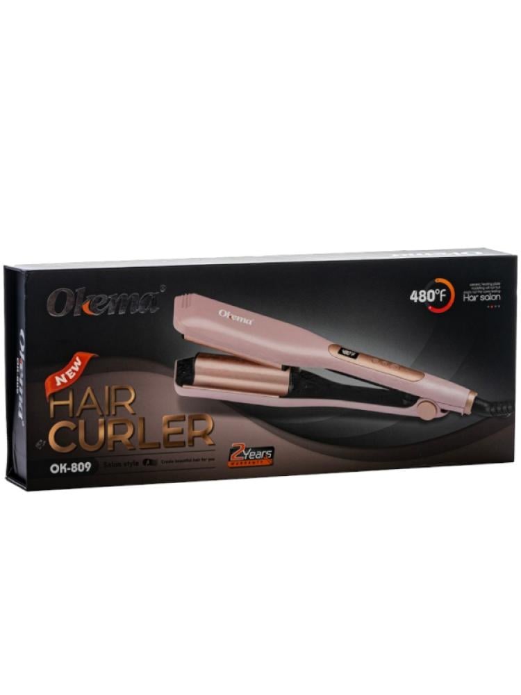 Okema OK-809 Ceramic Digital Display Hair Curler
