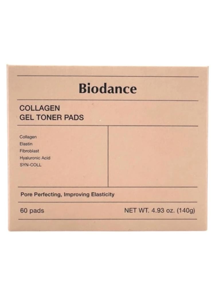Collagen Gel Toner Pads Hydration Firming Pore Minimising Biodance 70 Pads