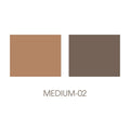 Eyebrow Powder Kit Dual Wax and Powder 02 Medium Pastel