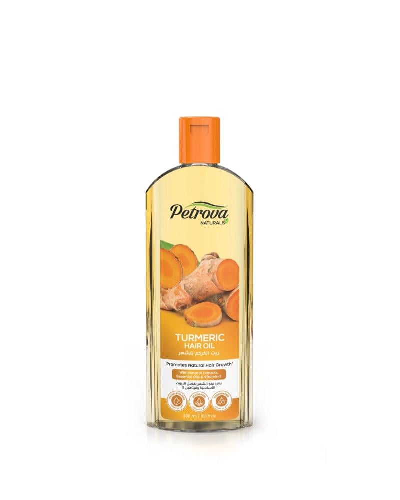 Turmeric Hair Oil Nourishing Strengthening Shine PETROVA 300ml