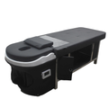 Salon System C237 Massage Bed with Integrated Shampoo Basin - Black