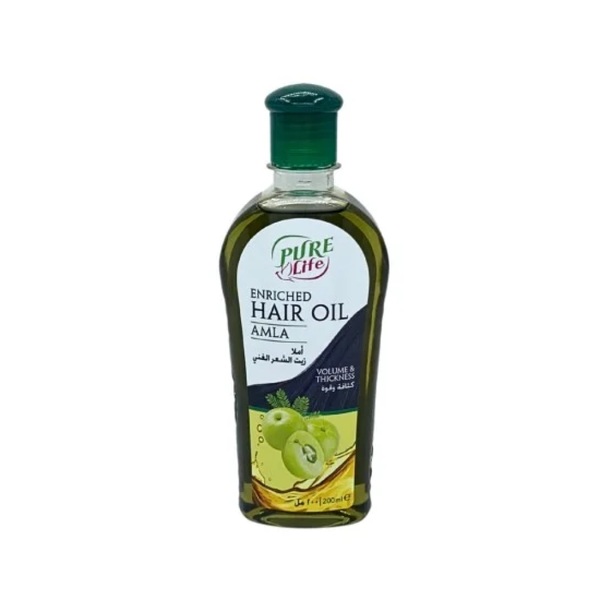 Pure Life Amla Hair Oil, Indian Gooseberry, Avocado Oil, 200ml