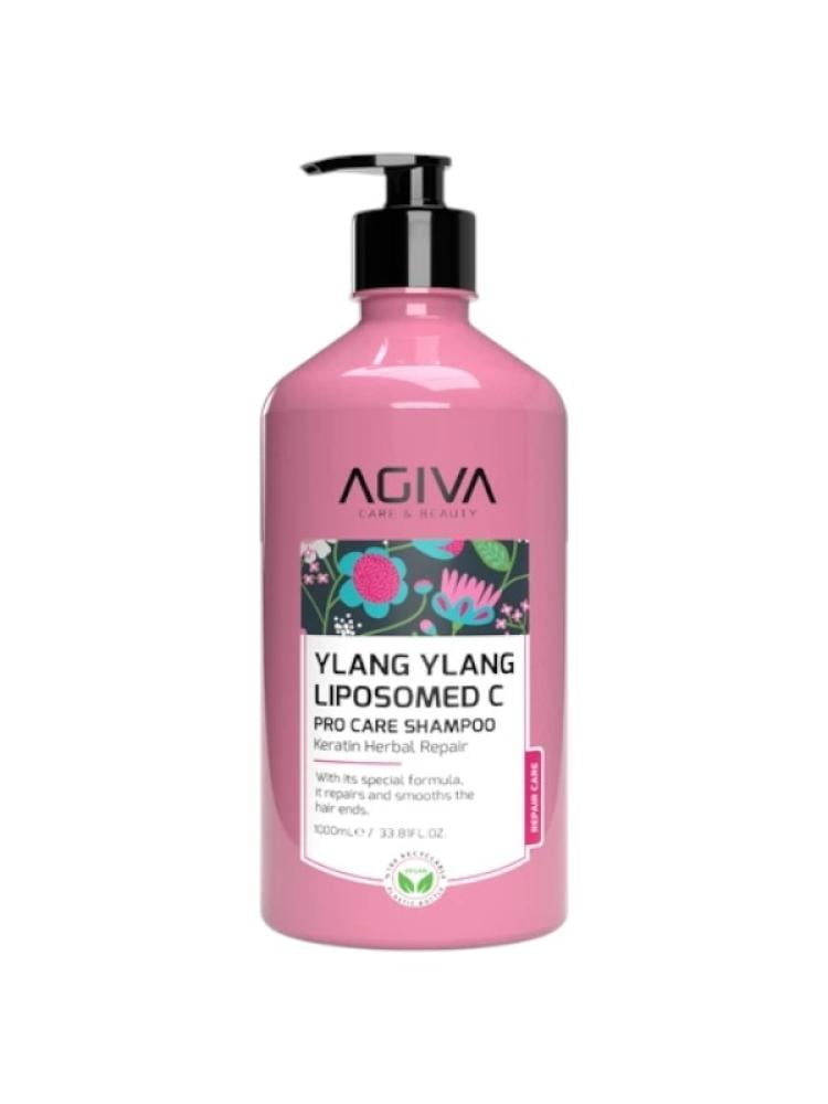 Best Shampoo for Oily Hair Keratin Repair AGIVA 1000ml