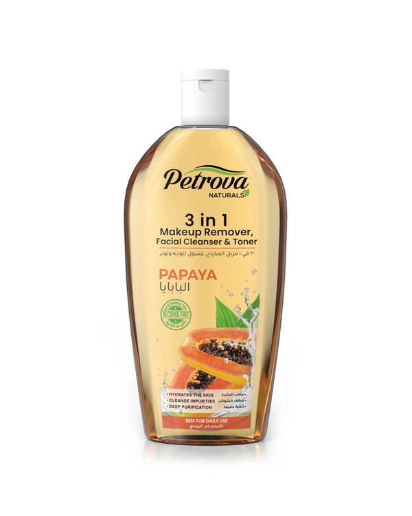 Papaya Cleanser and Toner Brightening Renewal Formula Petrova 400ml