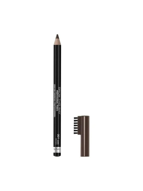 Rimmel Eyebrow Pencil with Brush Natural Look Rimmel London 1g
