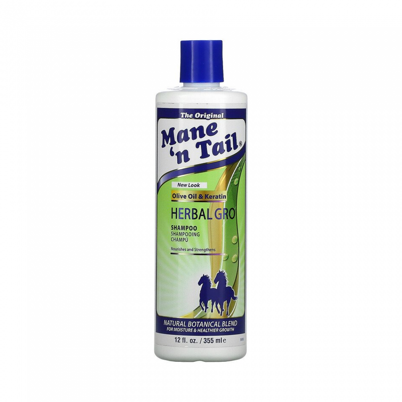 Mane n Tail Herbal Grow Shampoo Natural Herbal Ingredients 355 ml
