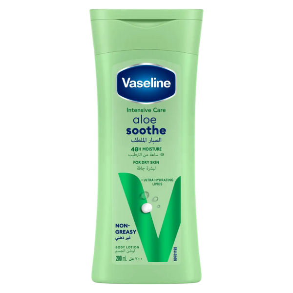 Vaseline Body Lotion Intensive Care Aloe Soothe Hydrating Formula 200ml