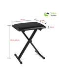 Salon System Adjustable Height Movable Footrest in Black