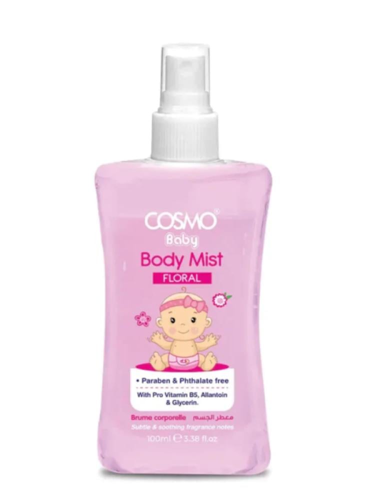 Cosmo Baby Body Mist Floral Fragrance for Kids, 100ml