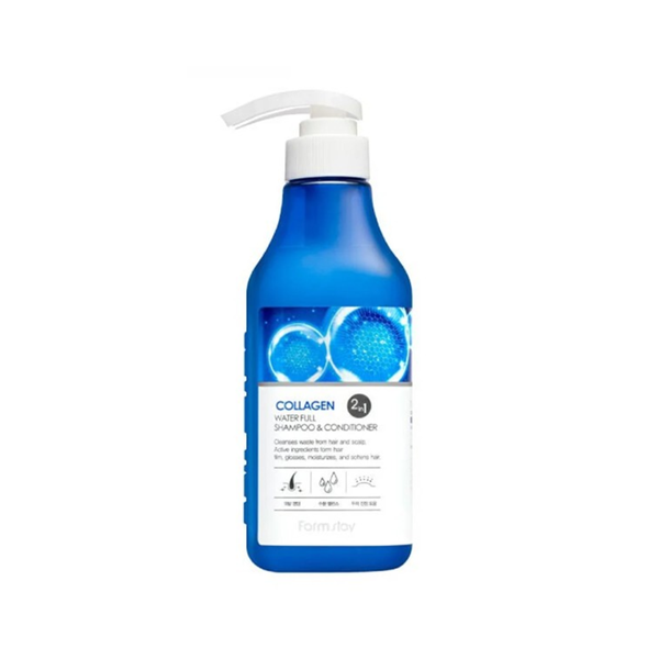 Farm Stay Collagen Shampoo and Conditioner Set Repairing 530ml