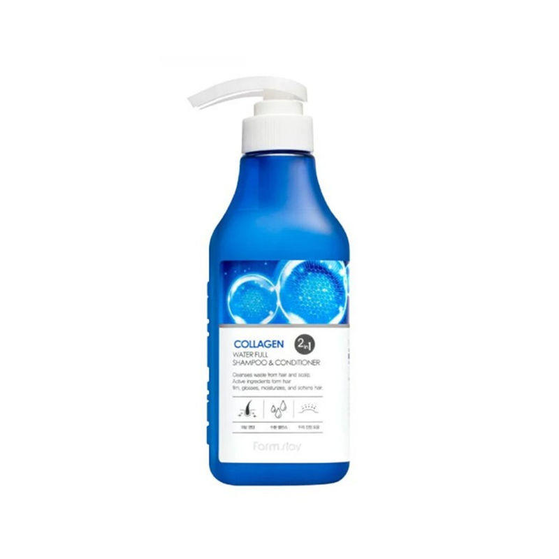 Farm Stay Collagen Shampoo and Conditioner Set Repairing 530ml