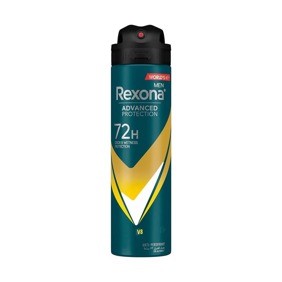 Rexona Men Advanced Protection V8 Deodorant Spray for Men Fresh Scent 150ml