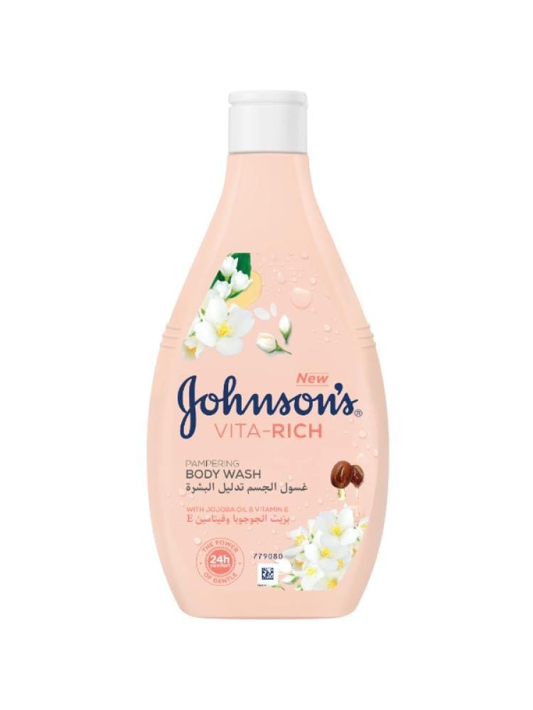Best Smelling Body Wash Vita-Rich Pampering Jojoba Oil Johnson's 400ml
