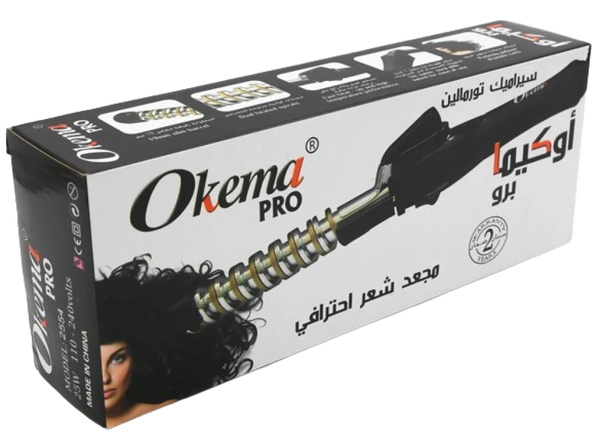 Curling Iron Wand Professional Heat Control Okema OK2554