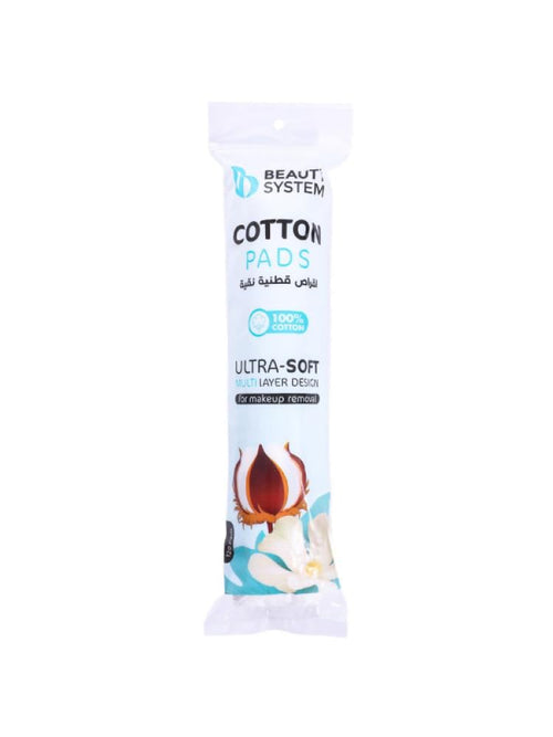 100% Pure Cotton Pads for Face Makeup Removal Beauty System 80 Pads