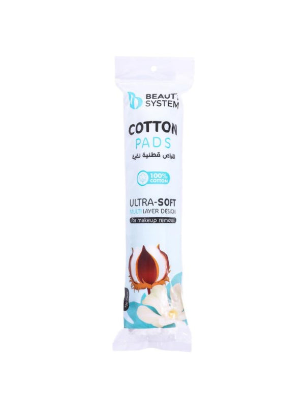 100% Pure Cotton Pads for Face Makeup Removal Beauty System 80 Pads
