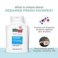 Sebamed Fresh Shower Gel for Cleansing Skin and Hair, 200ml
