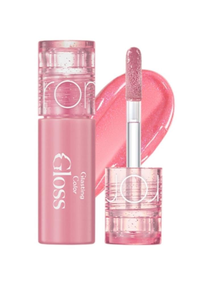 Lip Gloss High Shine Glasting Color Peony Sparkle by Romand, 4.5g