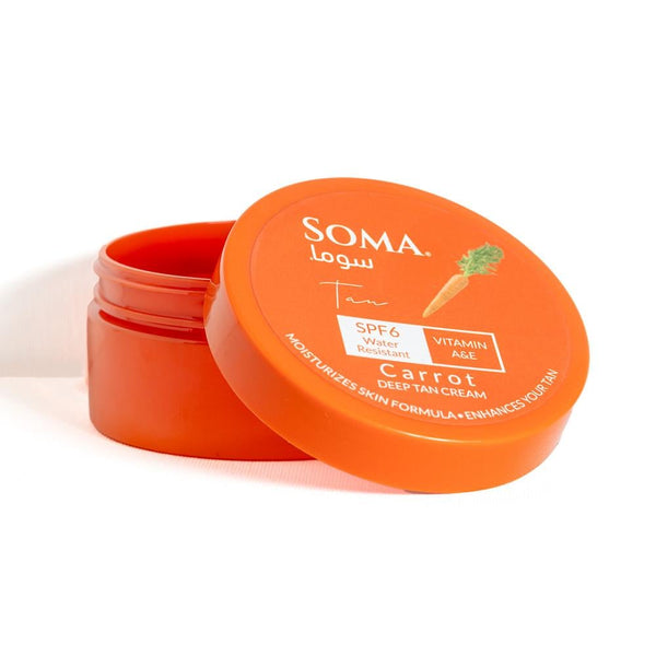 Buy Tanning Cream Carrot Oil Natural Bronze Finish Soma 150g