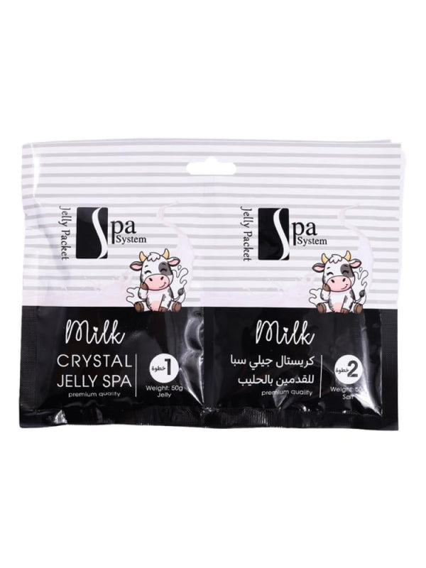 Spa System Crystal Jelly Foot Spa Milk 2-Step 50g + 50g