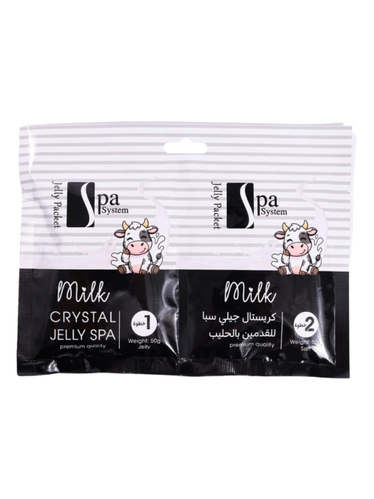 Spa System Crystal Jelly Foot Spa Milk 2-Step 50g + 50g