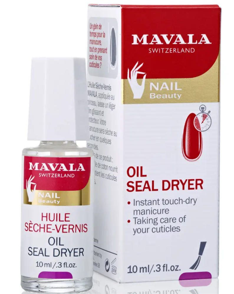 Oil Seal Nail Polish Dryer Quick Setting Formula Mavala 10ml