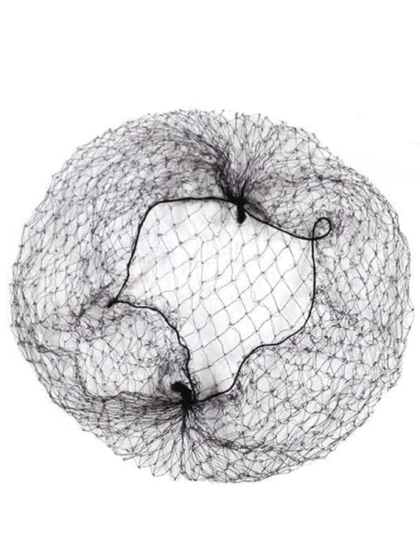 Black Hairnets, XXL, Stretchable Breathable Hair Cover, 200 Pieces