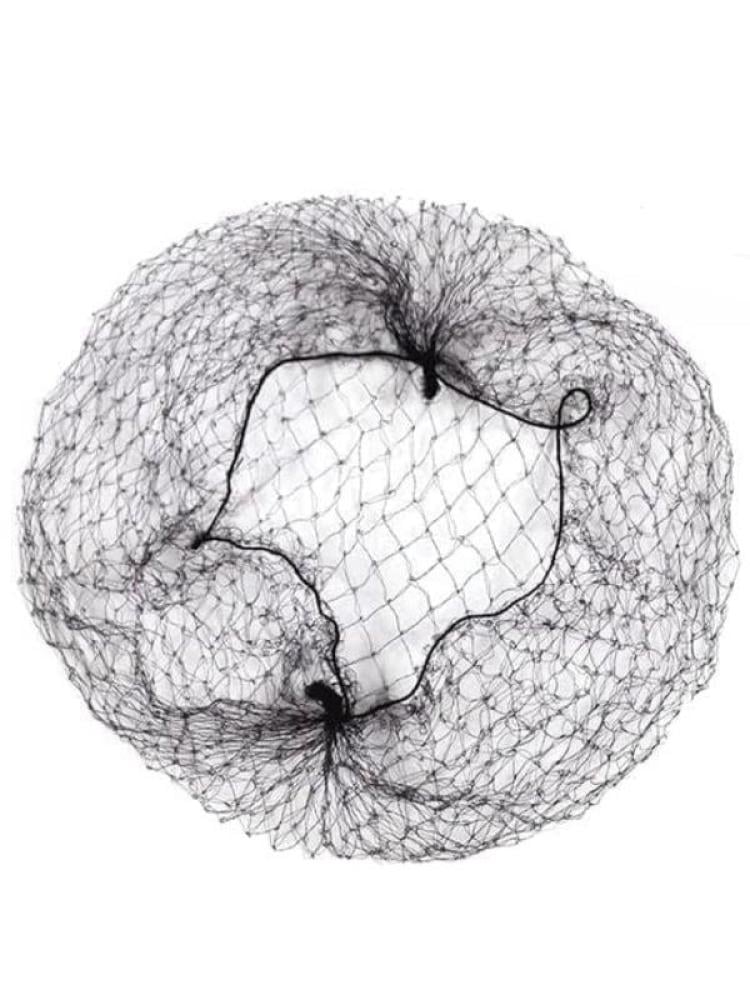 Black Hairnets XXL 200 Pack Honeycomb Hairnet for Sleeping Balaclava Style