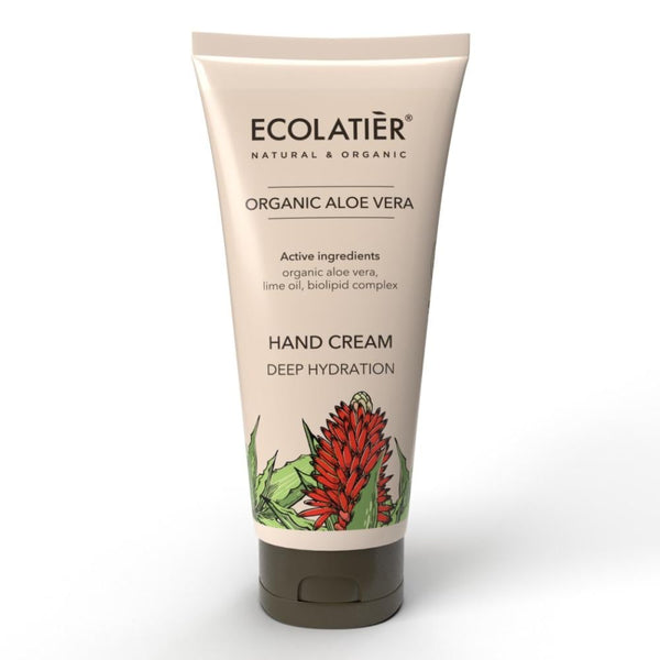 Best Hand Cream For Cracked Fingers Deep Hydration Aloe ECOLATIER 100ml