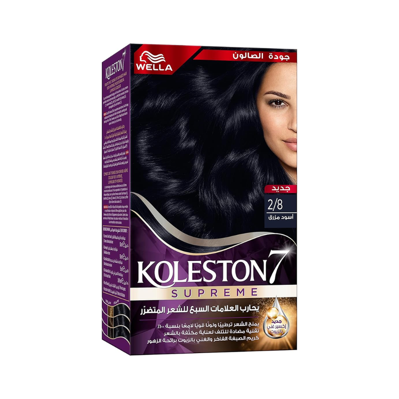 Wella Koleston Permanent Hair Dye 2/8 Blue Black 135ml