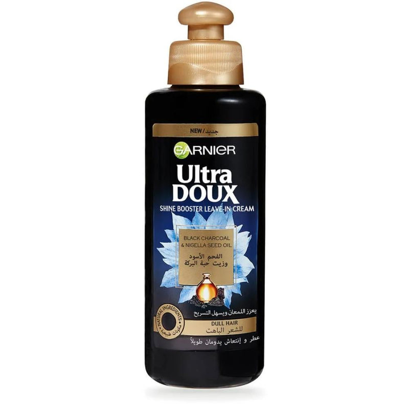 Leave-in Cream Leave In Hair Cream Charcoal Shine Booster Ultra Doux 200ml