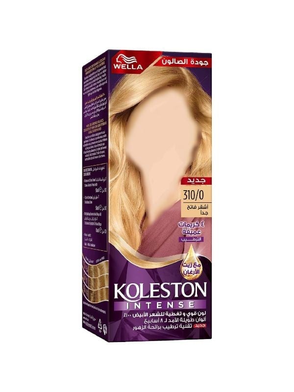 Best Permanent Blonde Hair Dye Very Light Blonde 310/0 Wella Koleston 60ml