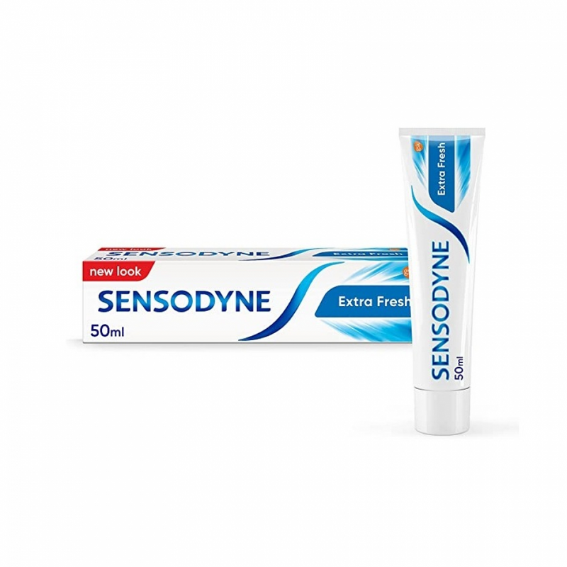 Sensodyne Extra Fresh Toothpaste, Cavity Protection, Sensitive Teeth, 50ml