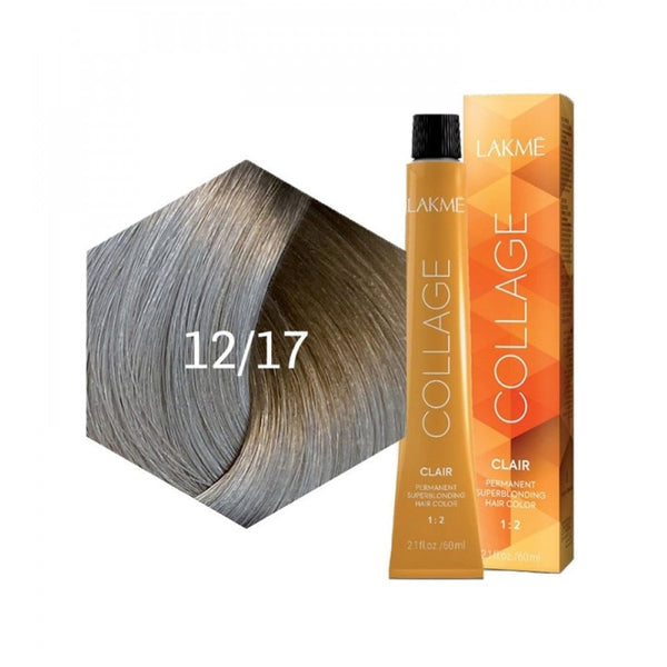 Lakme Permanent Hair Color Metallic Ash Blonde 12.17 60ml