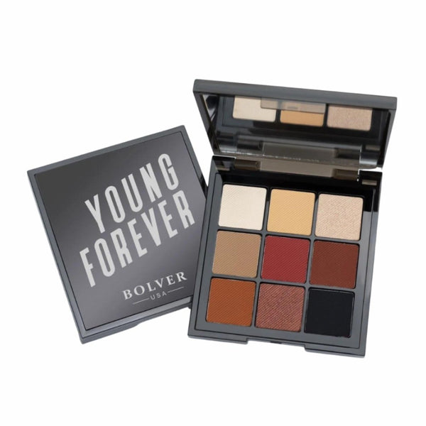 Bolver Young Forever E10 Eyeshadow Palette 9 Colors Matte and Shimmer