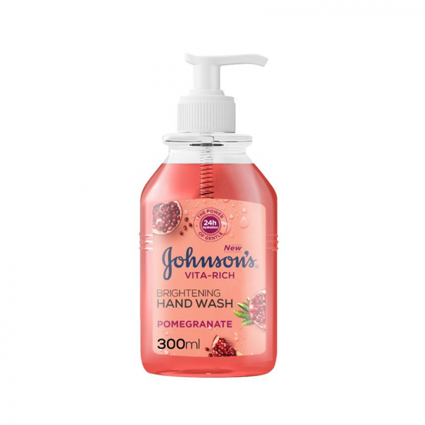 Johnson's Vita-Rich Pomegranate Hand Wash, pH-Balanced, 300 ml