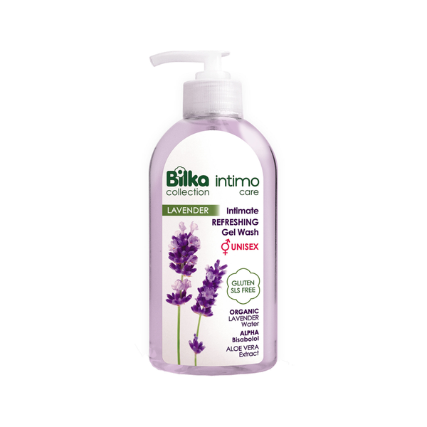 Sensitive Intimate Hygiene Gel Organic Lavender Water Refreshing Belka 200ml