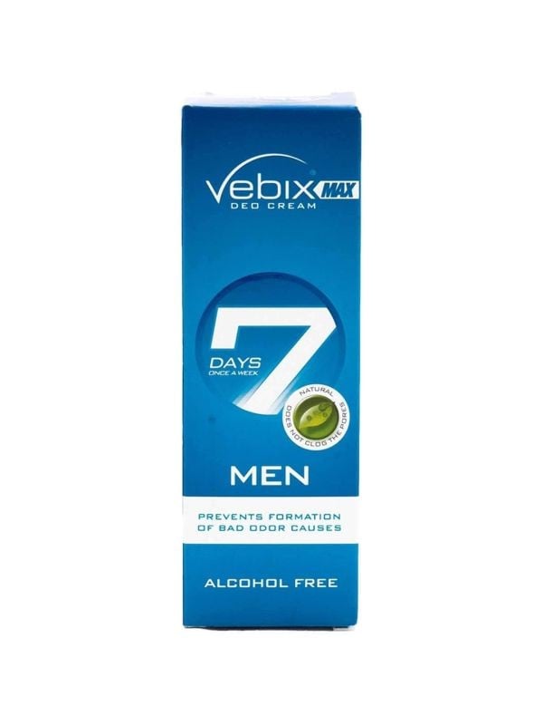 Natural Cream Deodorant Long-Lasting Vebix Max Men 25ml