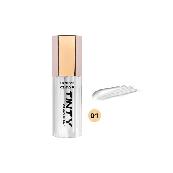 Tinty Sheer Lip Gloss 01, Non-Sticky, Ultra-Shine Finish, 9ml