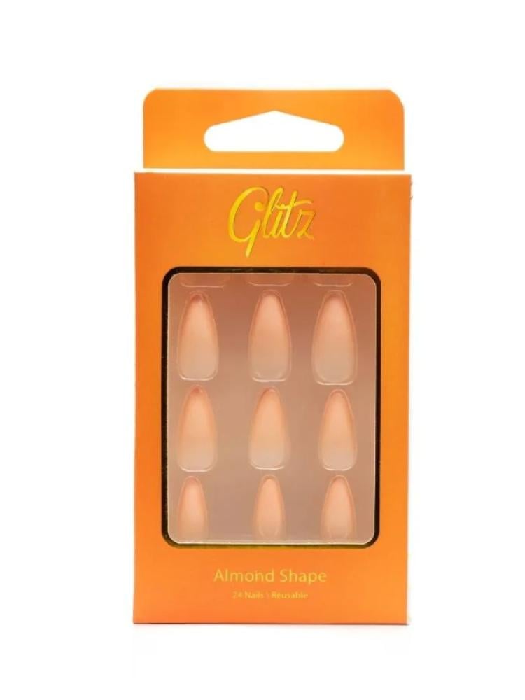 Glitz Press-On Nails No. 19 Gradient Orange - 24 Pieces