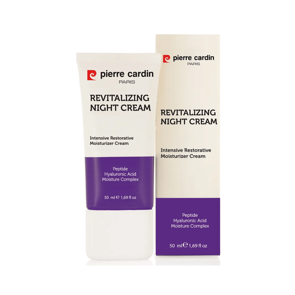 Pierre Cardin Intensive Regenerating Night Cream with Peptides & Hyaluronic Acid, 50ml