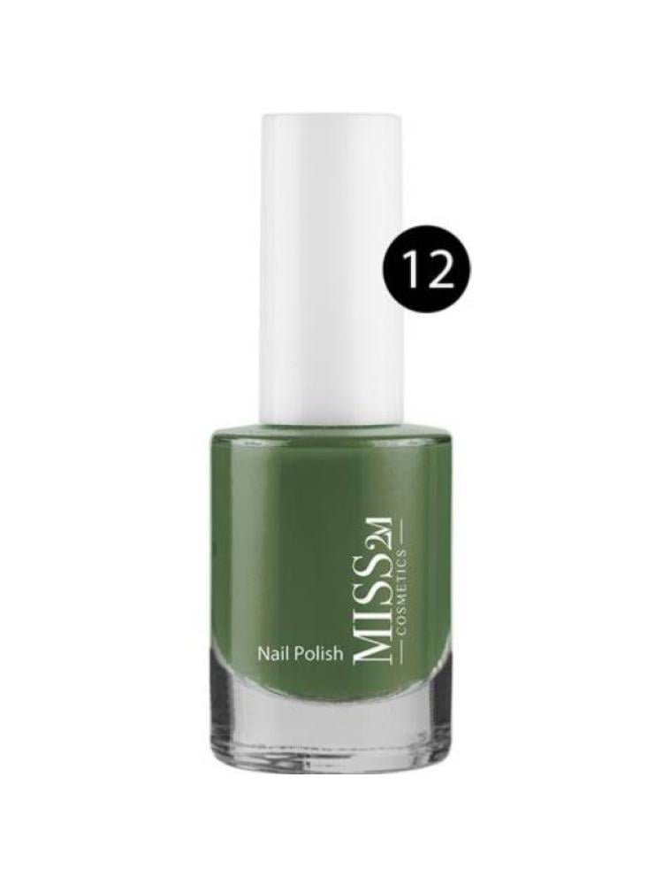 Nail Polish Rich Color Glossy Finish Miss 2M Shade 12 12ml