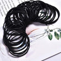 Basic Knitted Ponytail Hair Ties, High Elasticity, 48 Count