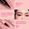 Pink Flash Liquid Eyeliner Pencil, B01 Matte Black, Waterproof
