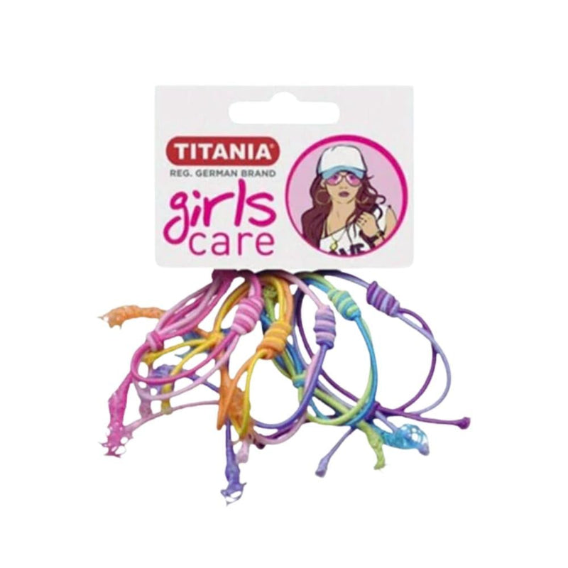 Titania Elastic Hair Ties, Styling Bands, 5 Count