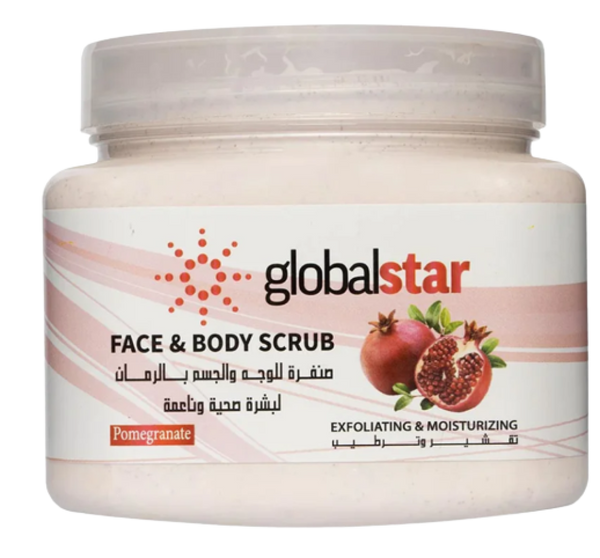 Body Shop Face Scrub Pomegranate Brightening Exfoliator Global Star 500ml