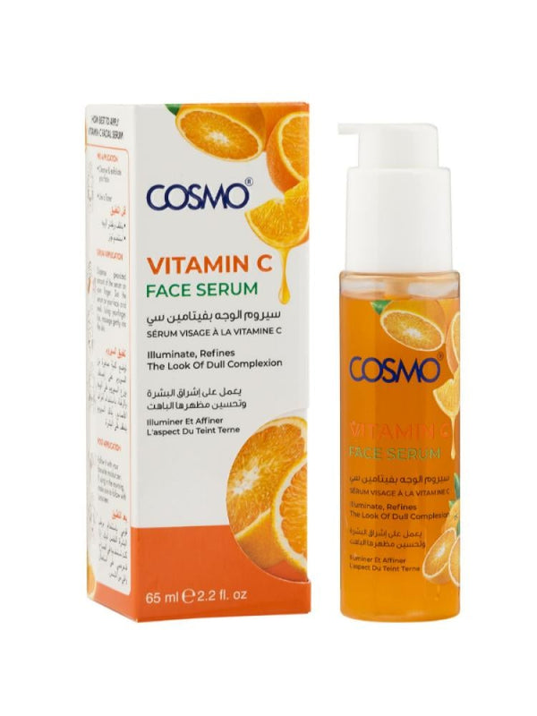 Cosmo Vitamin C Facial Serum - Antioxidant & Collagen Boost - 65ml